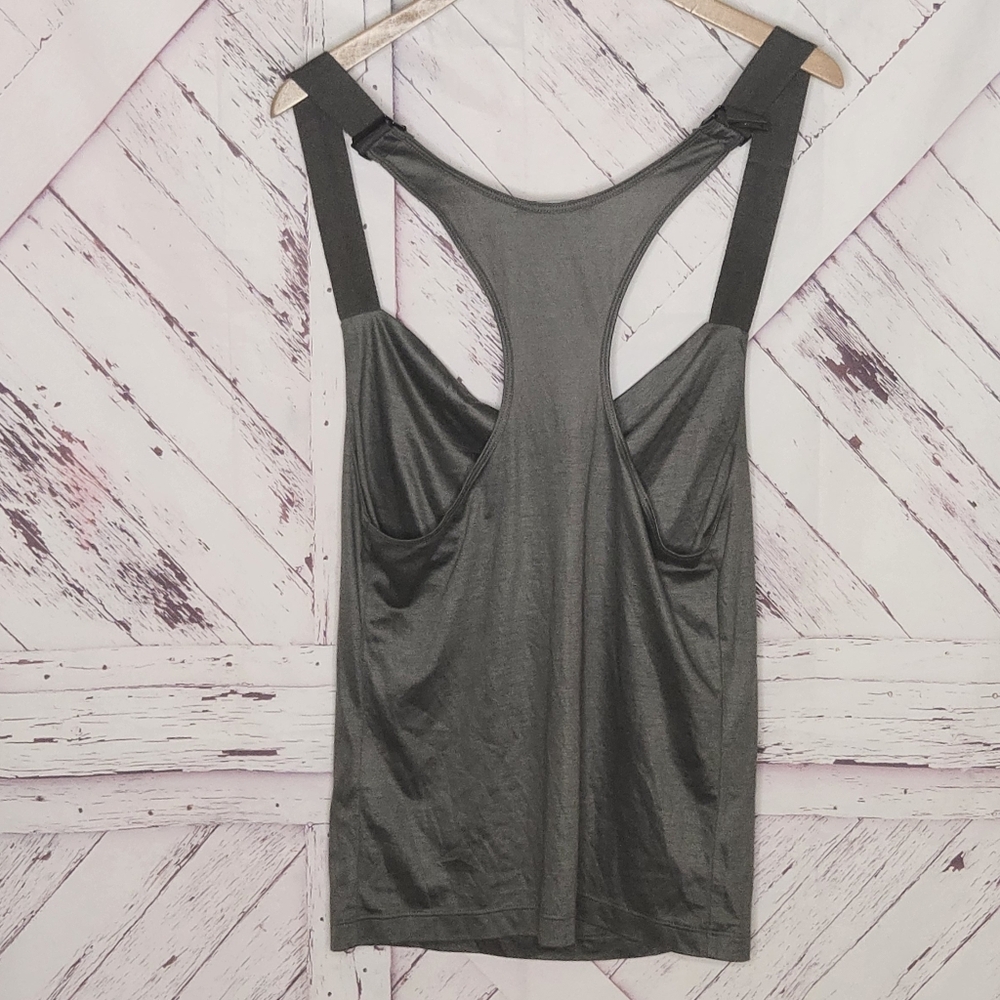 Plein Sud Y2K Tank Top Olive Green Size 6 - Picture 2 of 4